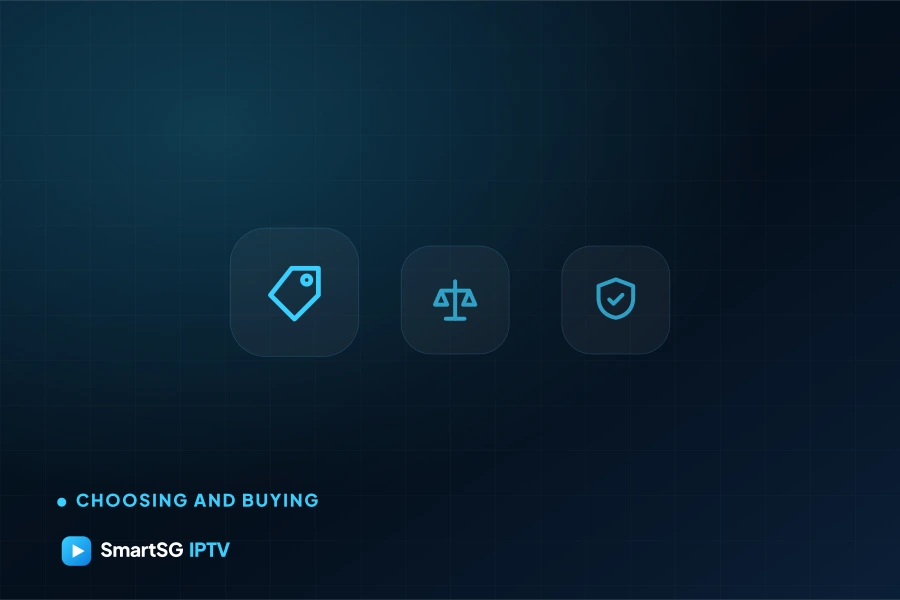 SmartSG IPTV guides — Choosing and buying
