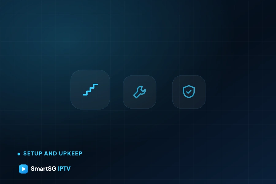 SmartSG IPTV guides — Setup and upkeep